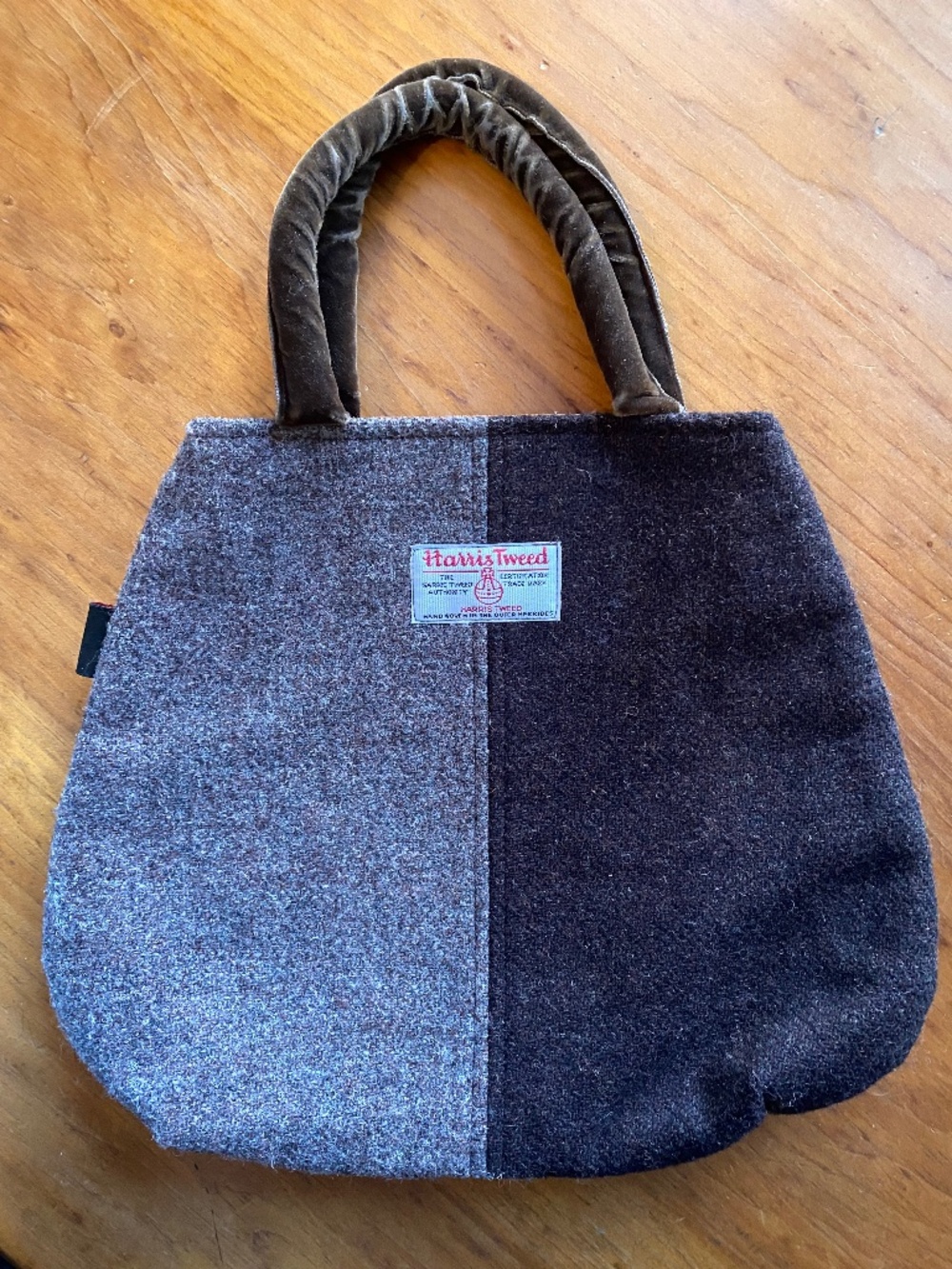 Like new iconic Harris Tweed handbag